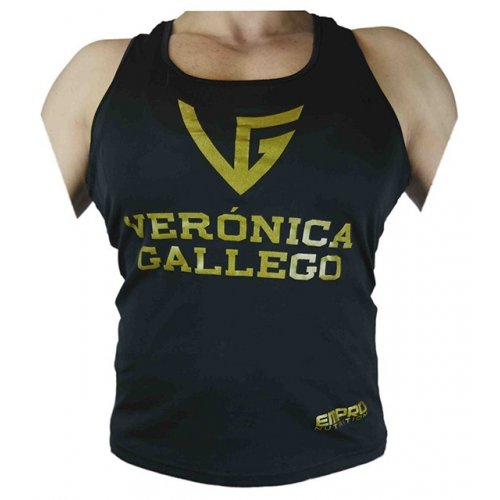 Camiseta Verónica Gallego World Champion negra