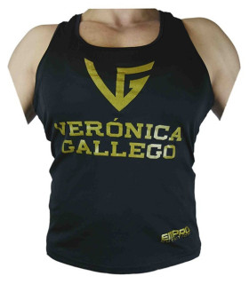 T-SHIRT VG- WORLD CHAMPION NEGRA-DORADA