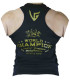 T-SHIRT VG- WORLD CHAMPION NEGRA-DORADA
