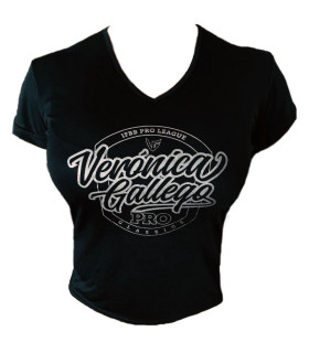 T-SHIRT VG- WORLD CHAMPION NEGRA-DORADA