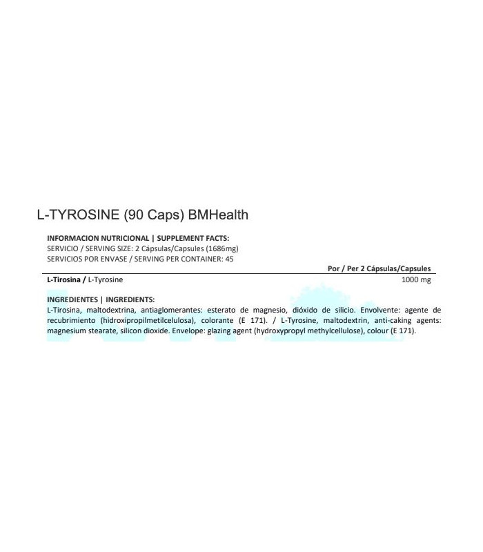 L-TYROSINA 90 CAP BM HEALT