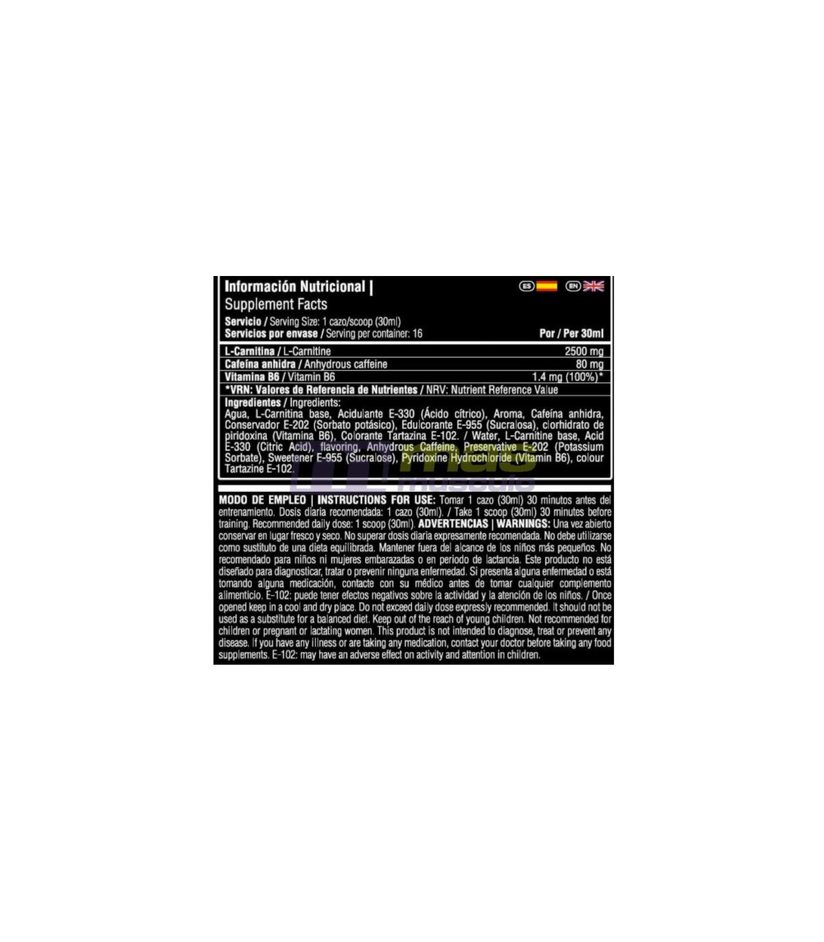 L-CARNITINA 500 ml de BIGMAN