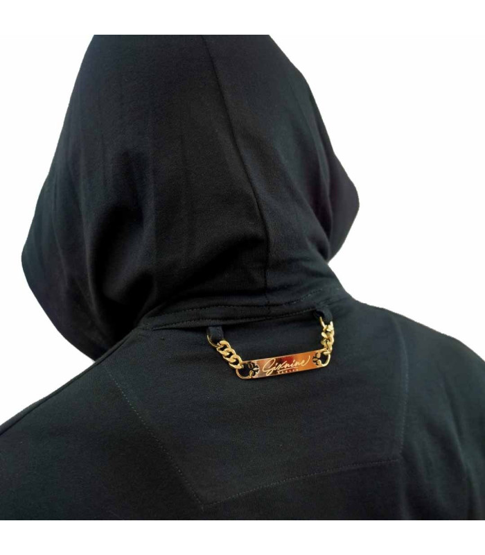 Camiseta oversize Calavera Brillante con Capucha Sixnine Red