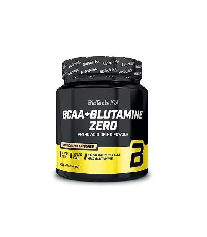 BCAA + GLUTAMINE ZERO 480GR SABOR NARANJA