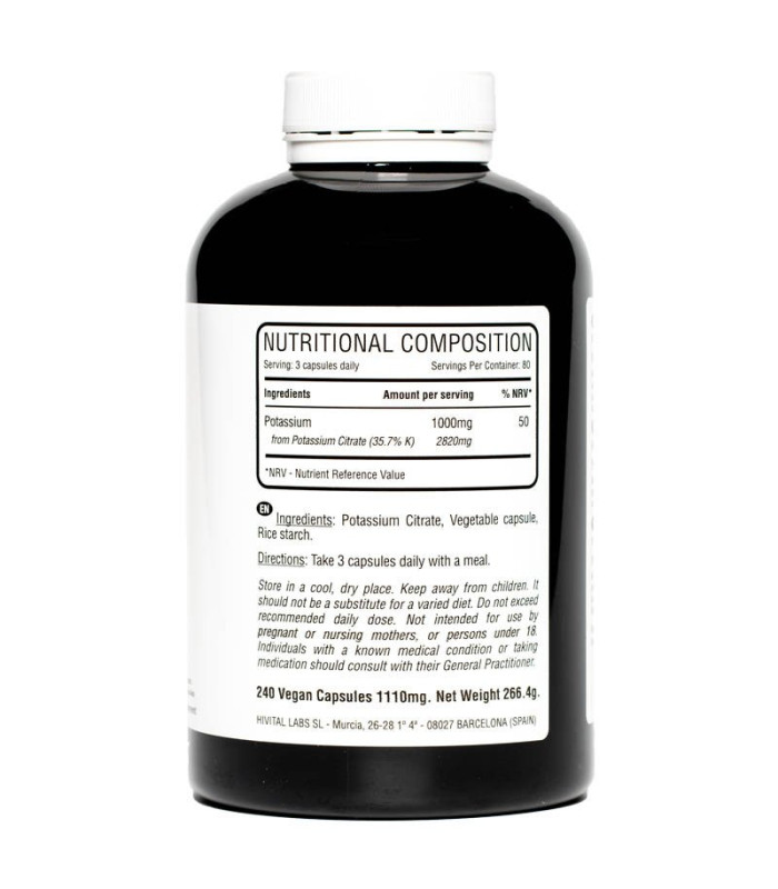 HIVITAL POTASIO 1000MG 240 CAP