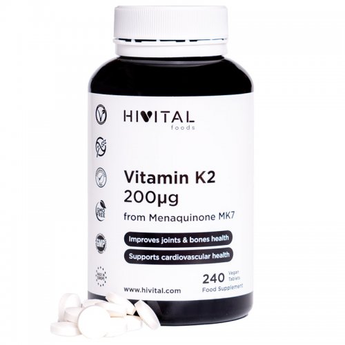 VITAMINA K2 MK7 200 mcg | 240 comprimidos veganos