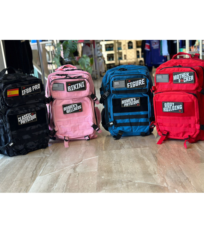 Parches velcro para mochilas