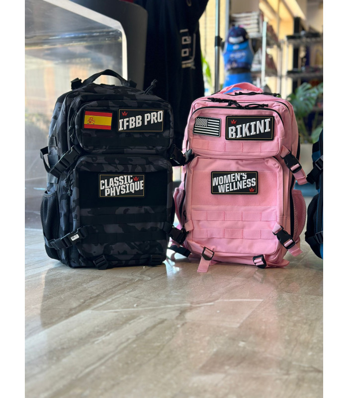 Parches velcro para mochilas