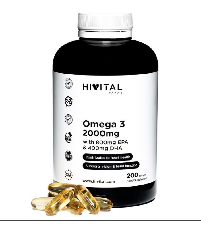 OMEGA 3  2000 MG/ 200 CAPSULAS HIVITAL