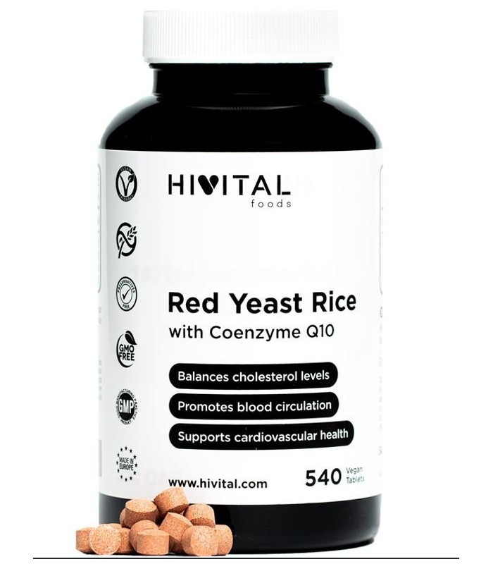 Levadura Roja de Arroz con Coenzima Q10 HIVITAL