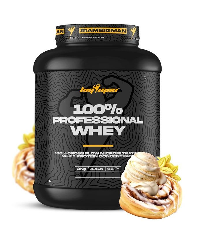 100% PROFESSIONAL  WHEY 2KG BIGMAN