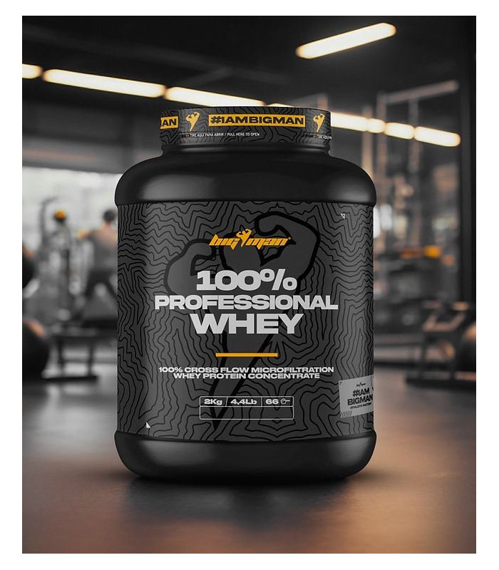 100% PROFESSIONAL  WHEY 2KG BIGMAN
