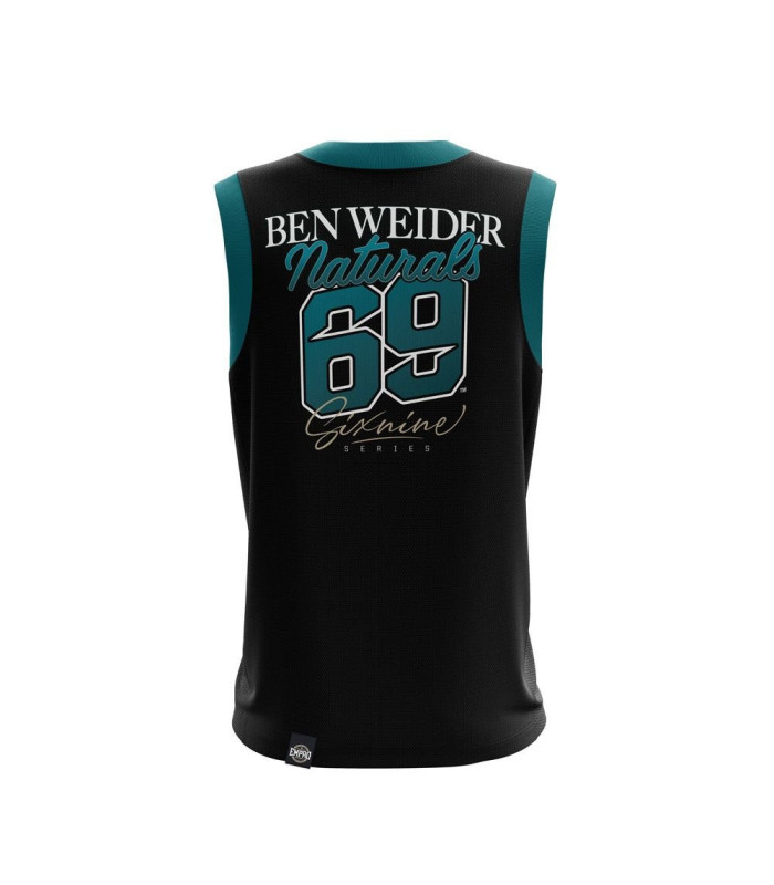 Camiseta Oficial NFL Ben Weider Naturals Black