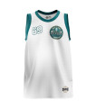 Camiseta Oficial Basket Ben Weider Naturals Blanca