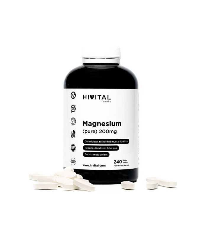 MAGNESIO PURO 200 MG HIVITAL
