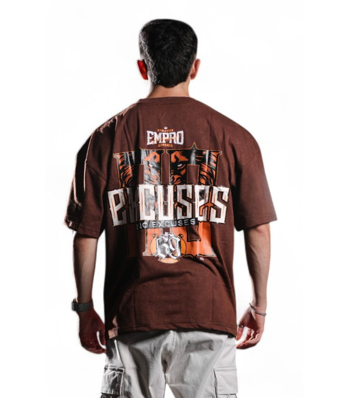 ⏩ Comprar Camiseta Oversize Empro Acid No Excuses Marron