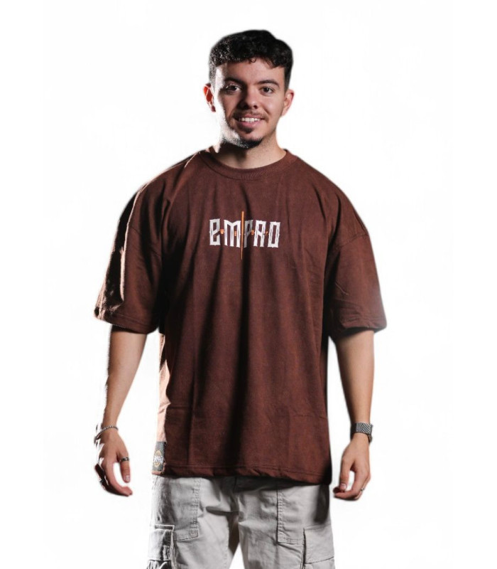 ⏩ Comprar Camiseta Oversize Empro Acid No Excuses Marron