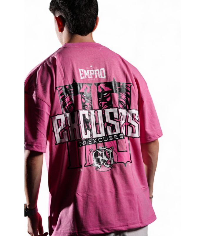 ⏩ Comprar Camiseta Oversize Empro Acid No Excuses Rosa