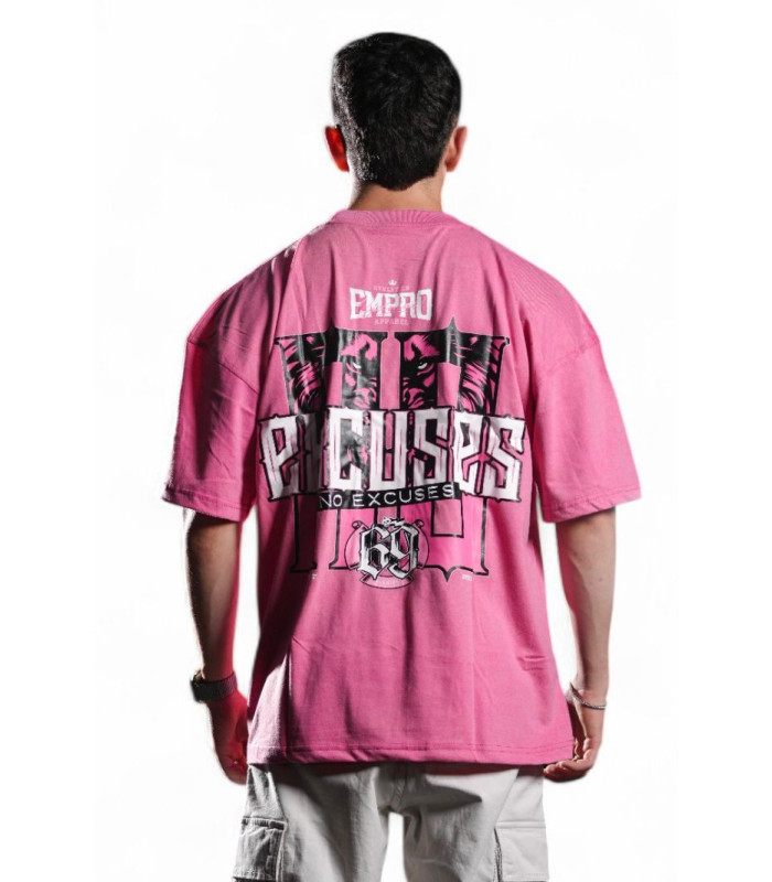 ⏩ Comprar Camiseta Oversize Empro Acid No Excuses Rosa