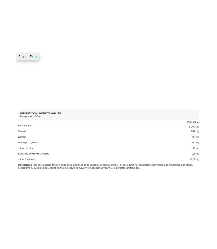 PRE ENTRENO R-WEILER NARANJA SHOT OLIMP