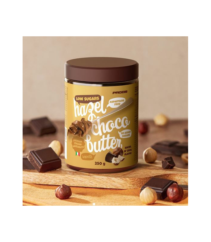 CREMA DE CHOCOLATE Y AVELLANA LIGHT PROZIS 250 g