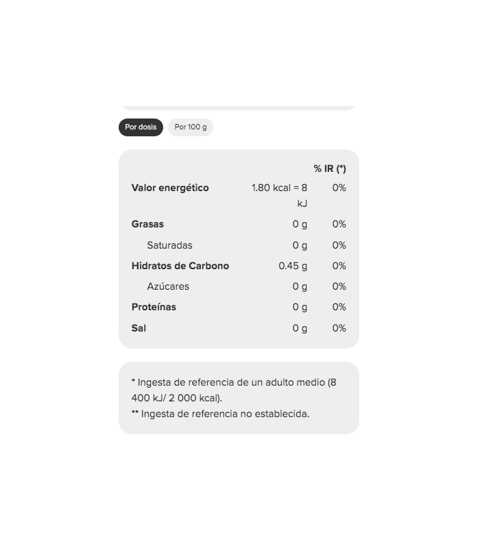 SIROPE DE MANZANA  Y CANELA ZERO 355 g PROZIS