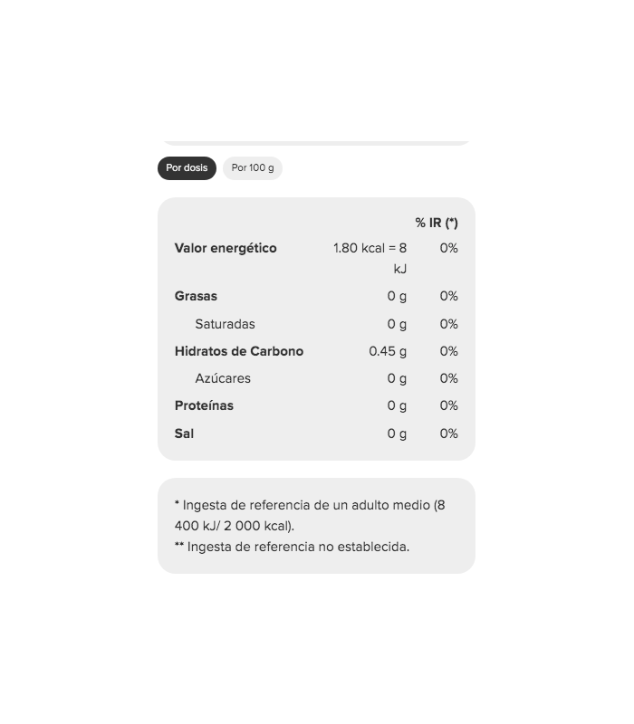 SIROPE DE MANZANA ZERO 355 g PROZIS