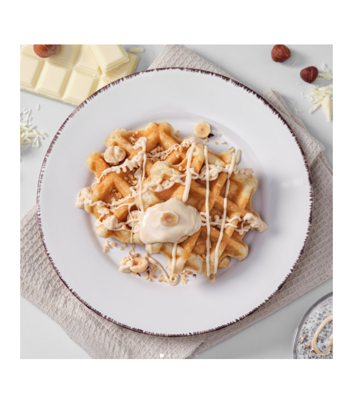 SIROPE DE CHOCOLATE BLANCO Y AVELLANA 250 g PROZIS