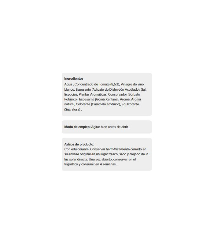 SALSA ZERO PROZIS SABOR BOLOÑESA