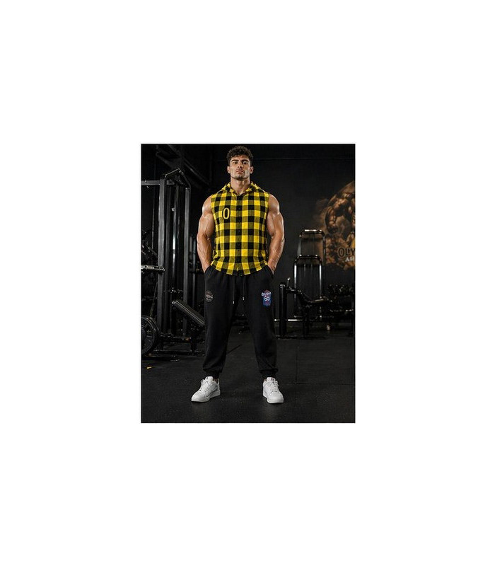 SOBRECAMISA CUADROS OLYMPIA AMARILLA