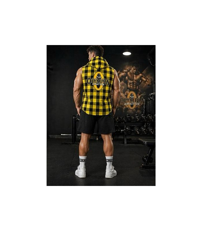 SOBRECAMISA CUADROS OLYMPIA AMARILLA