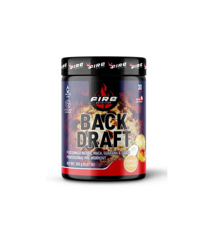 BACK-DRAFT PREWORKOUT 300 g FIRE NUTRITION