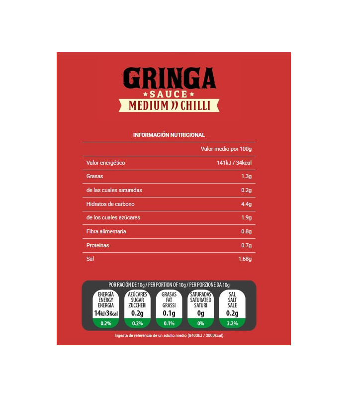 SALSA PICANTE CHINGONA DE MAX PROTEIN